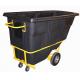 400Litre Black Rotational Molded Heavy Duty Tilt Trucks