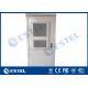 Galvanized Steel Outdoor Telecom Cabinet 19'' Rack Double Wall Base Station 40U IP55