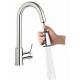 Zinc Alloy Polished Household Adjustable Kitchen Sink Faucets Tap