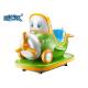 Little Blue Train Coin Operated Electric Kiddie Rides Small Amusement Equipment