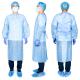 Non Woven PP Isolation Gown , Coverall / Overall Isolation Apron For Medical Use