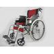 Easy To Carry Foldable Aluminum Manual Wheelchair With Flip Up Desk Armrest