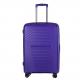 Soft Handles PP Mute 4 Wheel 210D Fashion Travel Luggage