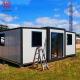 Expandable fabricated house container folding insulation solar prefab container house prefabricated home luxury