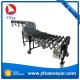 Motorized Flexible Rubber Roller Conveyor for loading unloading containers,trucks