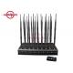 Customized Mobile Phone Signal Jammer With Adjustable Working Range 47 Watts