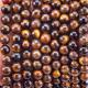 8mm Brown Tiger Eye Gemstone Beads Healing Crystal Stone Beads For Jewelry Making