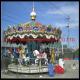 Beautiful & Musical amusement park carousel horses for sale