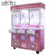 Coin Pusher 3 Players Gift Crane Game Machine Indoor Pink