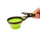 Folding Silicone Pet Bowl Folding Food Spoon Can Clip Grain Bag Water Bowl Measuring Cup Dog Food Spoon