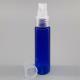 1oz 30ml Blue Cylinder Transparent PP Sprayer Plastic Bottle