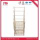 50kgs Wire Display Shelving 1.3m 1.8m Wire Storage Racks With Wheels