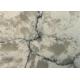 Solid Surface Marble Look Quartz Countertops With Veins , NSF CE Listed
