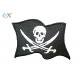 Twill Fabric White Skull Custom Motorcycle Patches With For Clothing Shape Customized