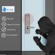 TTLock Advanced Intelligent Door Lock Digital Silver Aluminium Alloy For Apartment