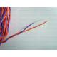 Cabinet Cables Purple/Orange Telephone Cable 0.65MM Tined copper PVC +Nylon