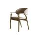 Customized Upholstered Dining Table Chairs Bright Gold Stacking Banquet Chairs