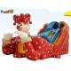 Kids Inflatable Colorful PVC tarpaulin Commercial Inflatable Slide with digital