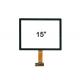 IK08 15 Inch Thick Glass Touch Screen Projected Capacitive With 5mm Cover Glass