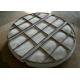 316L Steel Grids And PTFE Mesh Pad Demister ISO9001-2015 Certification