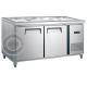 OP-A604 CE Approved Double Doors Stainless Steel Workbench Refrigerator