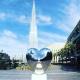 High Mirror Polished Stainless Steel Sculpture-LOVE ME In Dubai Mall