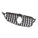 100% Tested Abs Gloss Black Gt Type Chrome Grille for Mercedes Benz C-Class W205