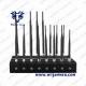Multi-bands 14 Channels  Cellular Cell Phone Signal Jammer WiFi Blocker UHF VHF 3G  4G 5G Phone Signal Jammer