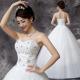 Spring Hot Sale Beading Princess Waist Bra Lace Flower Shoulder Wholesale Wedding Dress