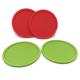 Customized Colorful Silicone Coasters Heat Resistant For Water Cup