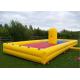 Yellow 35x12ft Inflatable Interactive Games Customized Eliminator Run Bungee Run