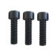 Black Plated Silver Dacromet Car Wheel Screws M10X1.5X35 Strength 10.9 Alloy Steel