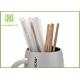 Sterile Healthy Coffee Mixer Stick , Individually Paper Sleeve Wooden Drink Stirrers