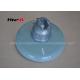 Grey / Brown / White Suspension Type Insulators , Porcelain Disc Insulator With CE / SGS