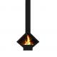 Indoor Wood Burning Suspended Fireplace Ceiling Mounted Hanging Stove