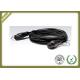 Black Color Outdoor Fiber Optic Cable FULLX LC To FULLX LC Multi Purpose 2 Cable Count