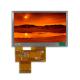 4.0 inch A040FL01 V1 LCD Screen Panel RGB 480×272 280 cd/m2 AUO LCD Display