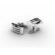 Tagor Jewelry Top Quality Trendy Classic Men's Gift 316L Stainless Steel Cuff Links ADC40