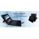Black leather protective apple tablet PC Pad 2 / Ipad2 Case with Bluetooth Keyboard