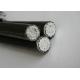 1KV Aluminum Conductor Black XLPE Insulation Overhead Insulated ABC Cables