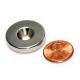 Ndfeb N35 Countersunk Neodymium Magnets With Mounting Hole