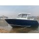 5mm Marine Grade Cuddy Cabin Boats Aluminum River Boats Smooth Deep V Design