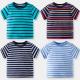 Children'S Sports Shirts Customized Boy T-Shirt Children'S Cotton Striped T-Shirt