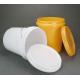 Stackable 20Liter Plastic Or Metal Buckets With UV Resistant Snap On Lid