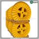 Large size reel with flanges obtained from corrugated plate Steel drums for