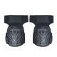 Flexible Black Elbow and Knee Pads for Universal Fit in Sport Protection