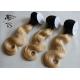 Body Wave Blonde 613 Ombre Real Hair Extensions , Malaysian Curly Hair Extensions