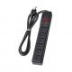6 outlet Power Strip and Extension Socket With 15A Circuit Breaker Surger