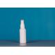 Fine Mist PET 30ml White Clear Plastic Spray Bottle For Cosmetic Packaging
