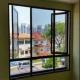 Indoor Aluminum Casement Window 50mm Double Layer Glass